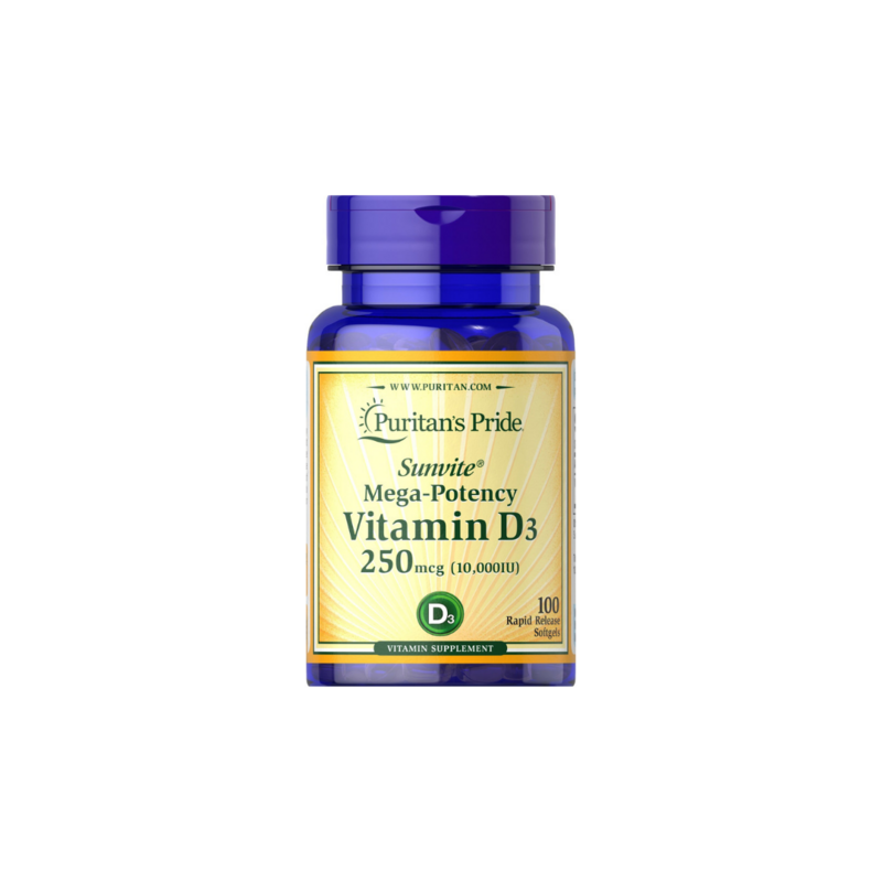 Vit-D3 10,000IU 100 Perlas