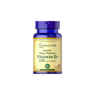 Vit-D3 10,000IU 100 Perlas