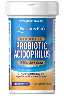 Probiotic Acidophilus 3 Billion con Pectin