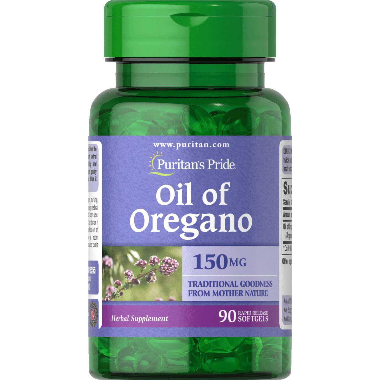 Oil of orégano 150 mg x 180 Perlas
