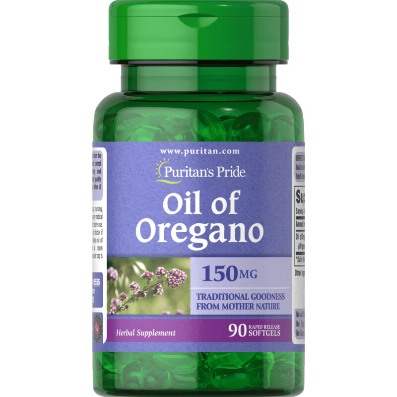 Oil of orégano 150 mg x 180 Perlas