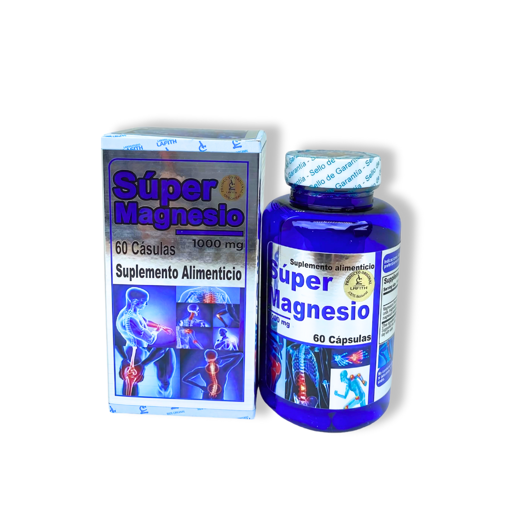 Super Magnesio 15 cápsulas, tamaño: Super Magnesio 60 cápsulas