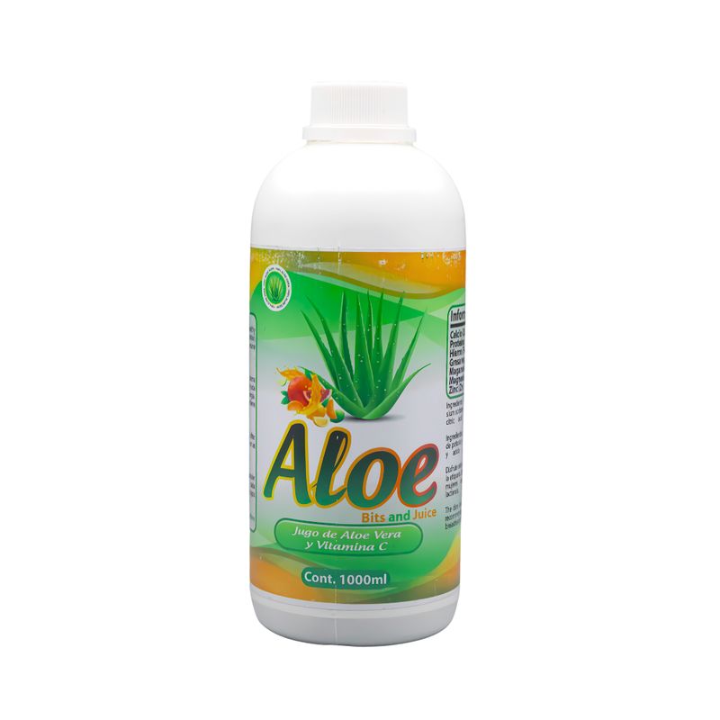 Aloe bits and juice