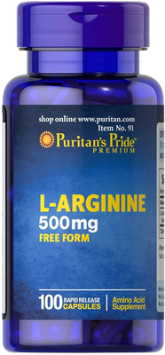 L-Arginina 500 mg x 100 caps