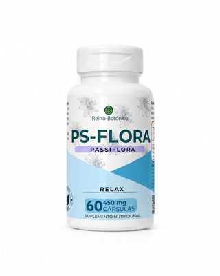 Passiflora 450 mg | 60 Cápsulas | PS-FLORA Passiflora 450 mg | 60 Cápsulas | PS-FLORA