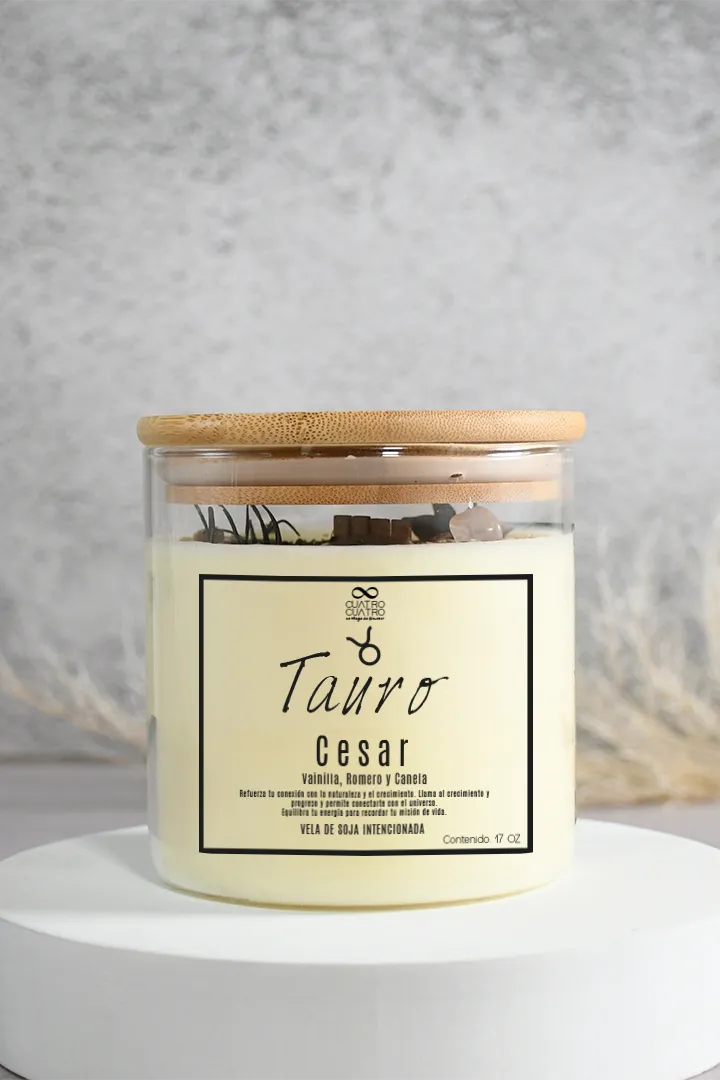 Vela zodiacal Tauro: aroma terroso para estabilidad