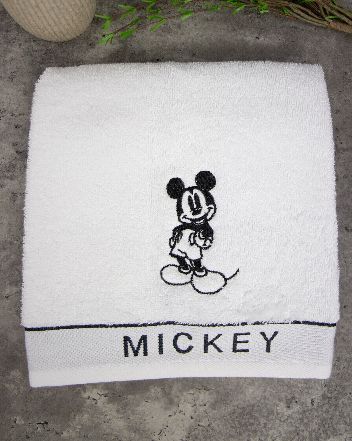 alles-meine.de GmbH kleines Kinderhandtuch / Handtuch /Gästetuch 40 cm * 60 cm Name kleines Gästehandtuc.. Baumwolle 100 % Mickey Mouse Disney Frottee / Velours inkl 