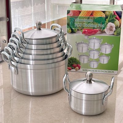7 pcs Aluminium Cooking Pot