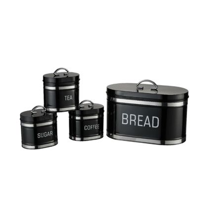 Breadbin With 3Pcs Canisters