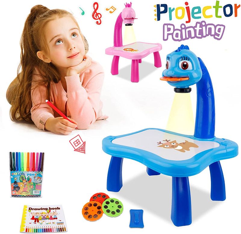 Small Size Educational Kids Drawing Projector Table