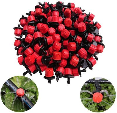 Adjustable Irrigation Dripper Sprinkler - 50 pcs