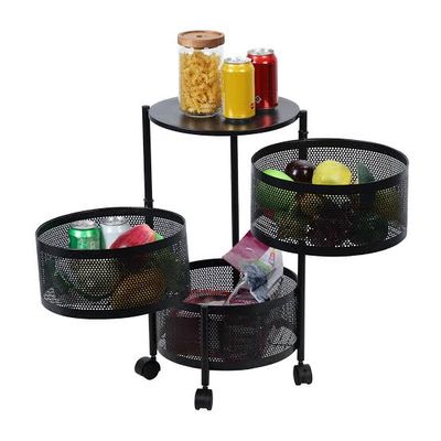 3-Tier Rotating Storage Rack