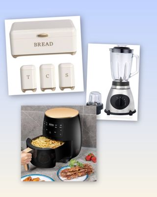 Air Fryer, Blender &amp; Bread Bin Combo