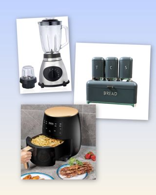 Air Fryer, Blender &amp; Bread Bin Combo