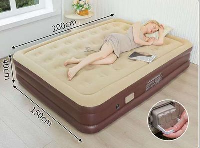 Inflatable Air Mattress With Built-in Pump - Double