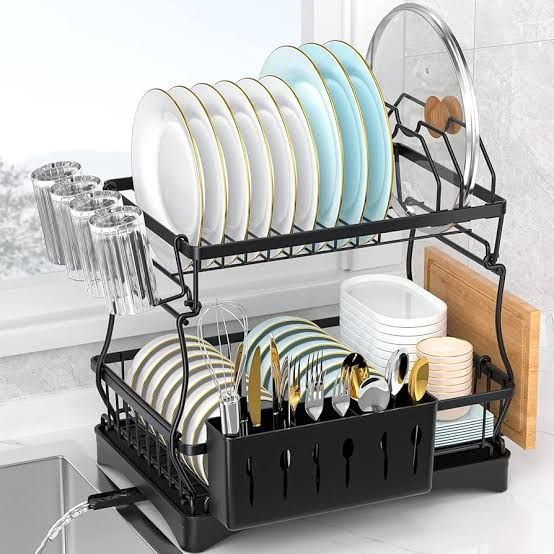 Multi-Level Dish Drying Rack