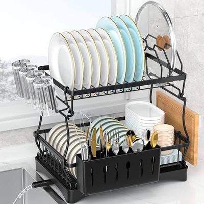 Multi-Level Dish Drying Rack
