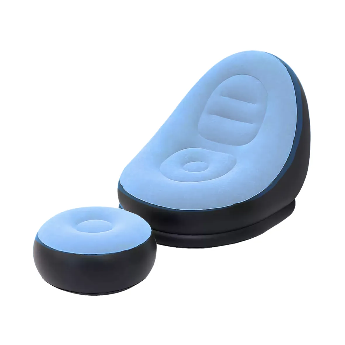 Inflatable Sofa With Foot Rest
