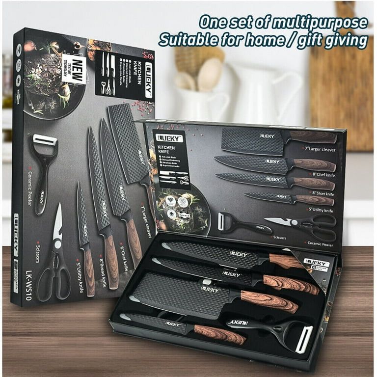 6Pcs Kitchenware Knife Set