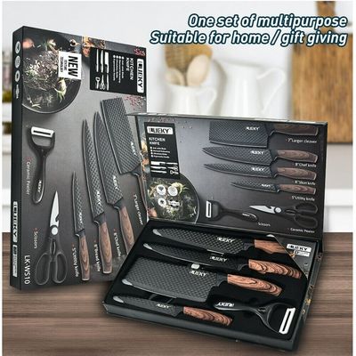 6Pcs Kitchenware Knife Set