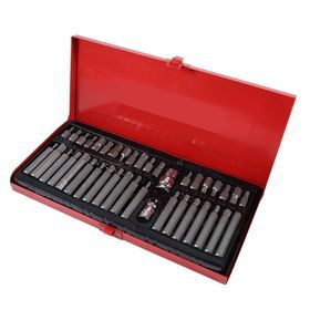 Hex, Torx, and Spline Bit Socket Set - 40 Pcs