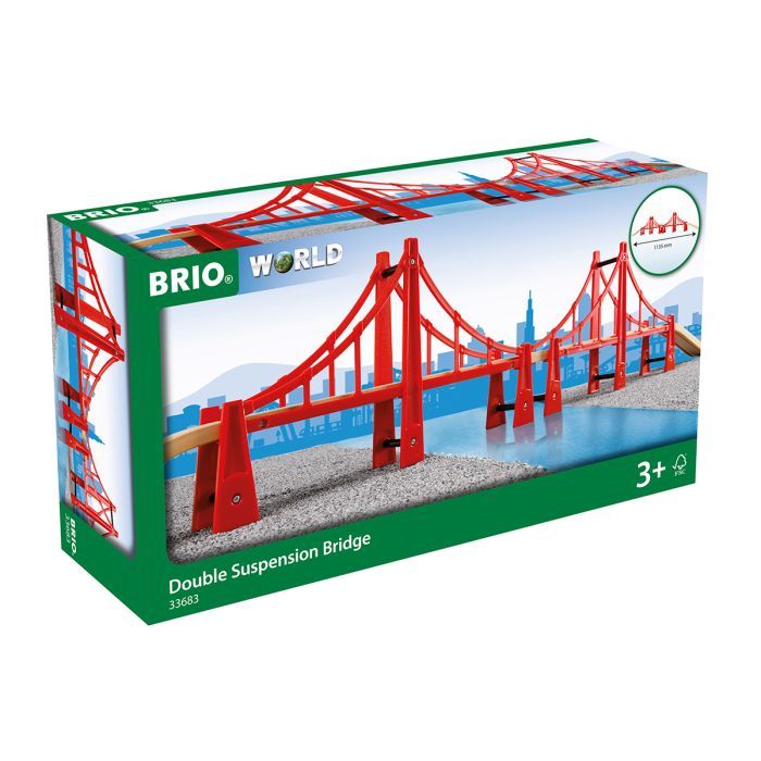BRIO DOUBLE SUSPENSION BRIDGE-BRI-33683
