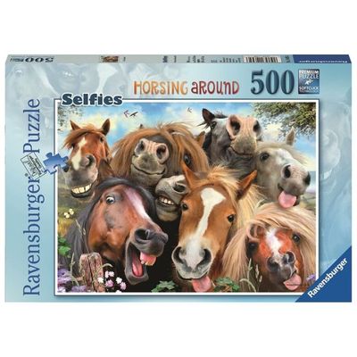 RAVENSBURGER 500PC PUZZLE HORSING AROUND-RVG-14695
