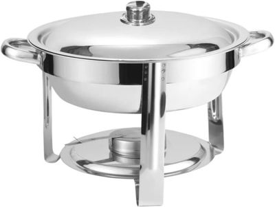 Round Stainless Steel Chaffing Dish