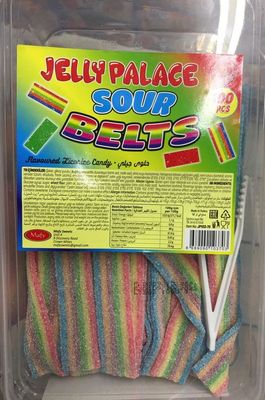 Jelly Palace Sour Belts Rainbow