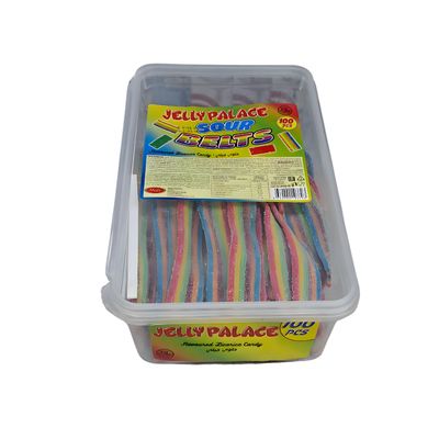 Jelly Palace Sour Belts Rainbow