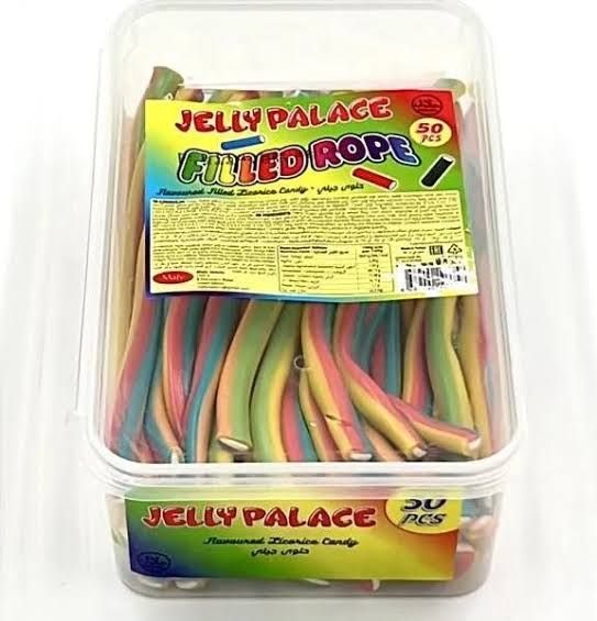 Jelly Palace Filled Rope Rainbow