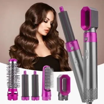Multifunctional Hot Air Styler and Hair Dryer Brush 5-in-1