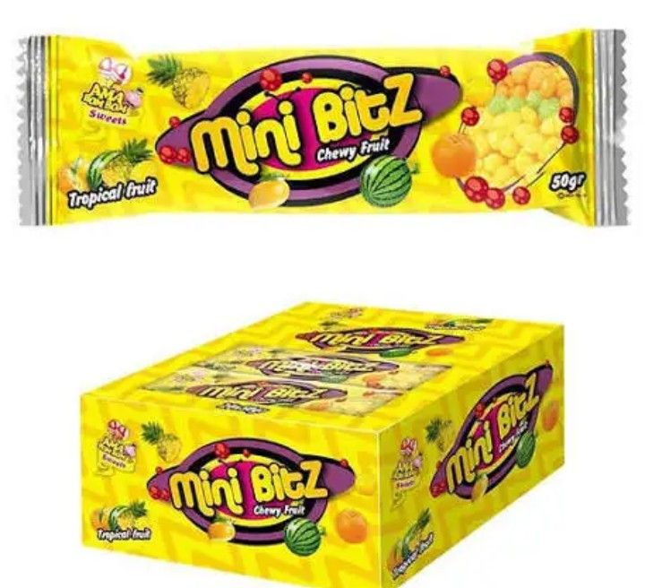 Mini Bitz Tropical Fruit 50g