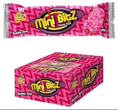 Mini Bitz Bubble Gum 50g