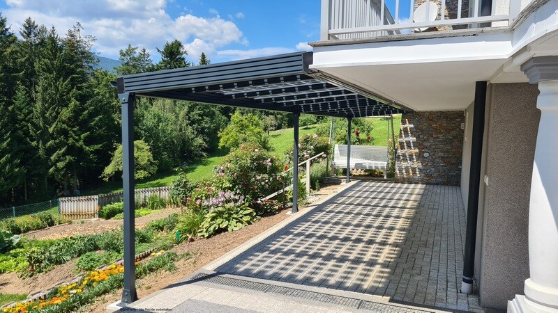 PV Solar Terrassenüberdachung