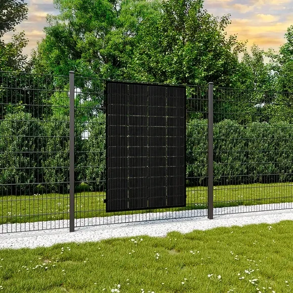 Zaun-PV Montagepaket Flach M2B für 1 PV-Modul