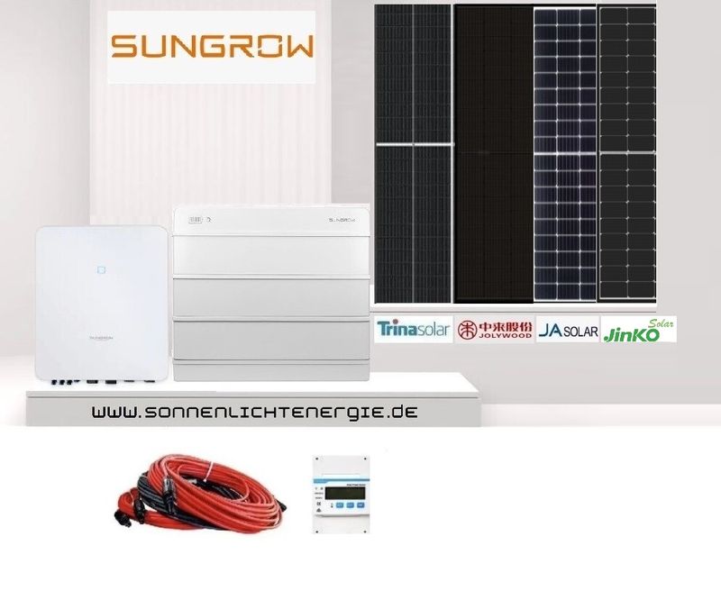 12,5 KW SUNGROW Photovoltaik Komplett Set SH10RT + SBR096