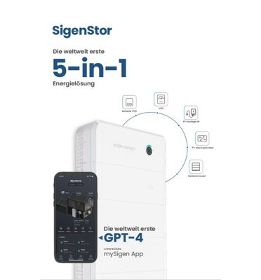 Sigenergy 5-in-1 Set Sigen Energy Controller, SigenStor, Sigen EV DC Charging Modul