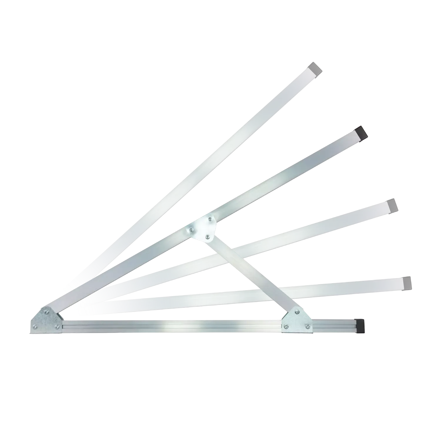 Aufständerungsdreieck silber 3-45° Grad – Stabiles Montagesystem für Solarmodule