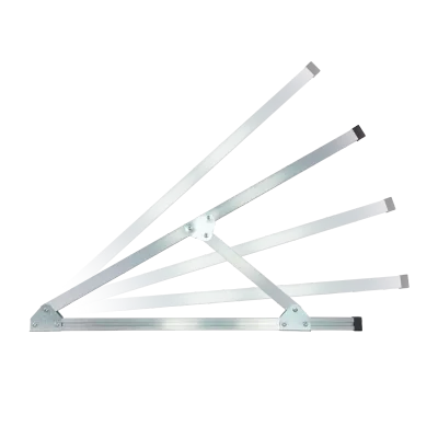 Aufständerungsdreieck silber 3-45° Grad – Stabiles Montagesystem für Solarmodule
