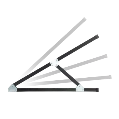 Aufständerungsdreieck schwarz 3-45° Grad – Stabiles Montagesystem für Solarmodule