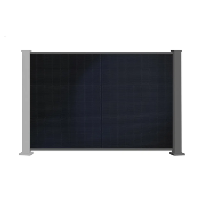 PV Solarzaun 1,25x 1,84 m Zaunfeld mit 1x PV Modul