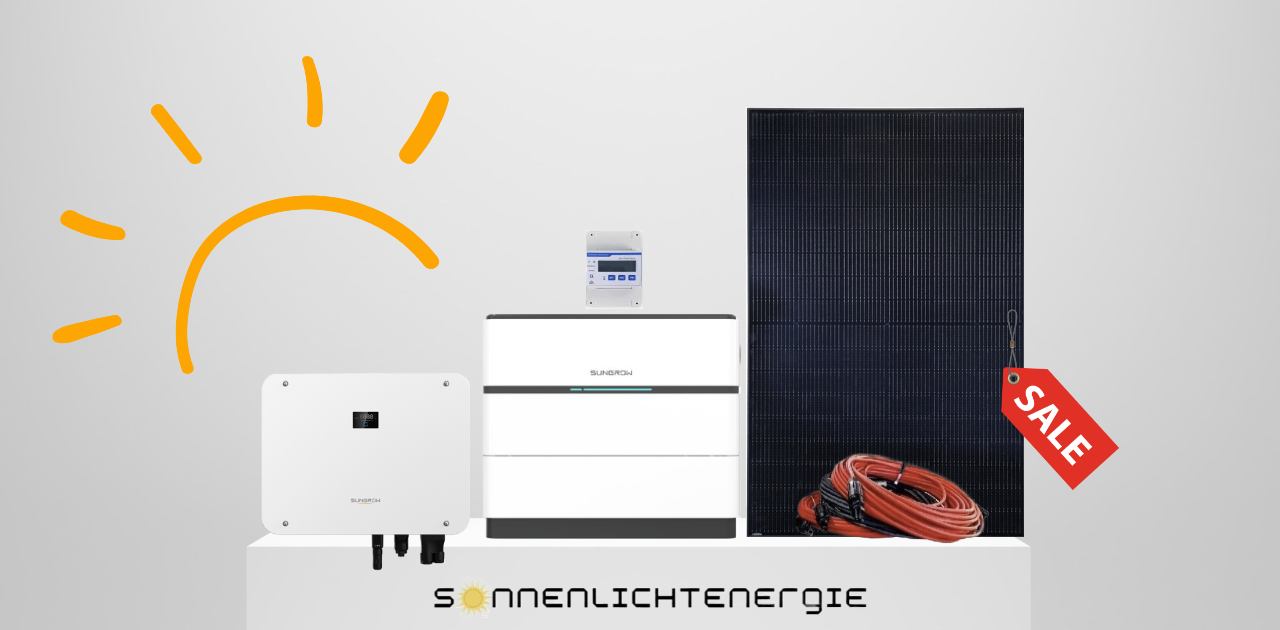 15 KW SUNGROW Photovoltaik System SH15T + SH100  AIKO 2S+ Glas-Glas