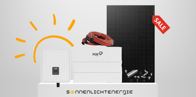 8 KW FoxESS Komplett-Solaranlage mit 8,64 kWh Speicher