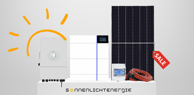 12 KW DEYE Hochvoltsystem mit GB-L Speicher Trina Glas-Glas