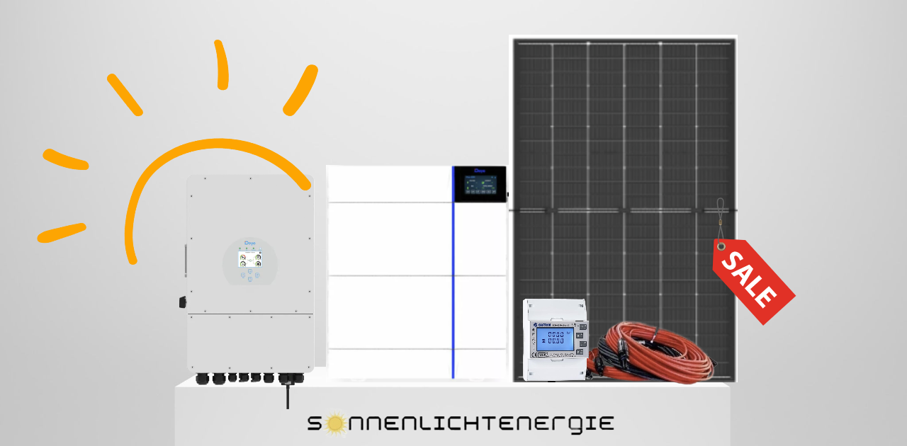 15 KW DEYE Photovoltaik Hochvoltsystem mit GB-L 8,18 kWh