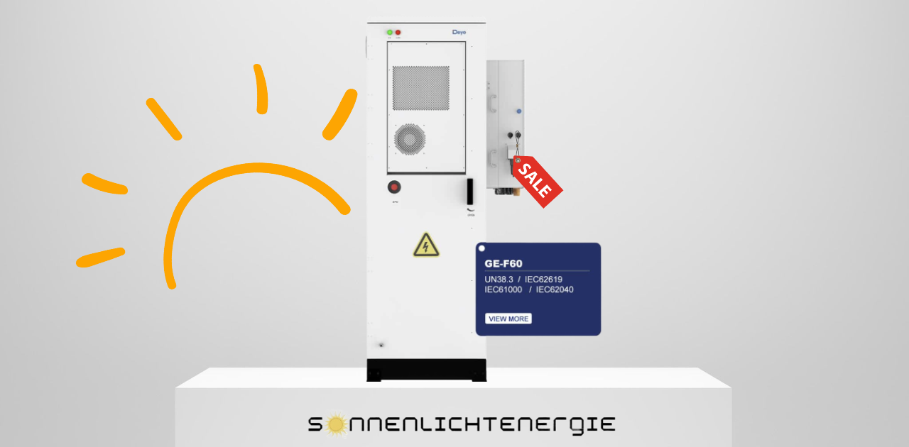 Deye  Energiespeichersysteme (ESS) Typ GE-F60  61,44 kWh