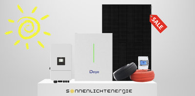15 KW DEYE Solarsystem mit Speicher RW-F10.2 10,2 kWh JA-Solar  Doppelglas