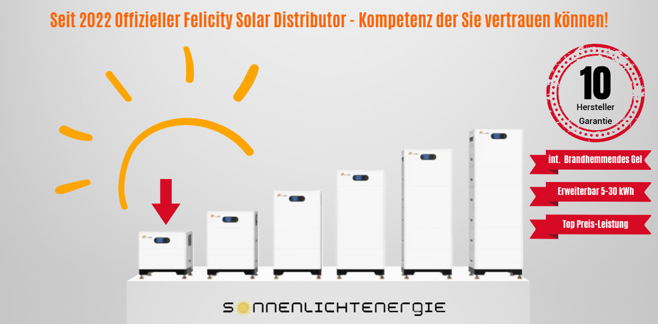 FelicityESS Solar Hochvolt-Batteriespeicher LUX-X-96050HMG01 5,12 kWh