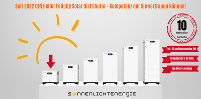 FelicityESS Solar Hochvolt-Batteriespeicher LUX-X-96050HMG01 5,12 kWh